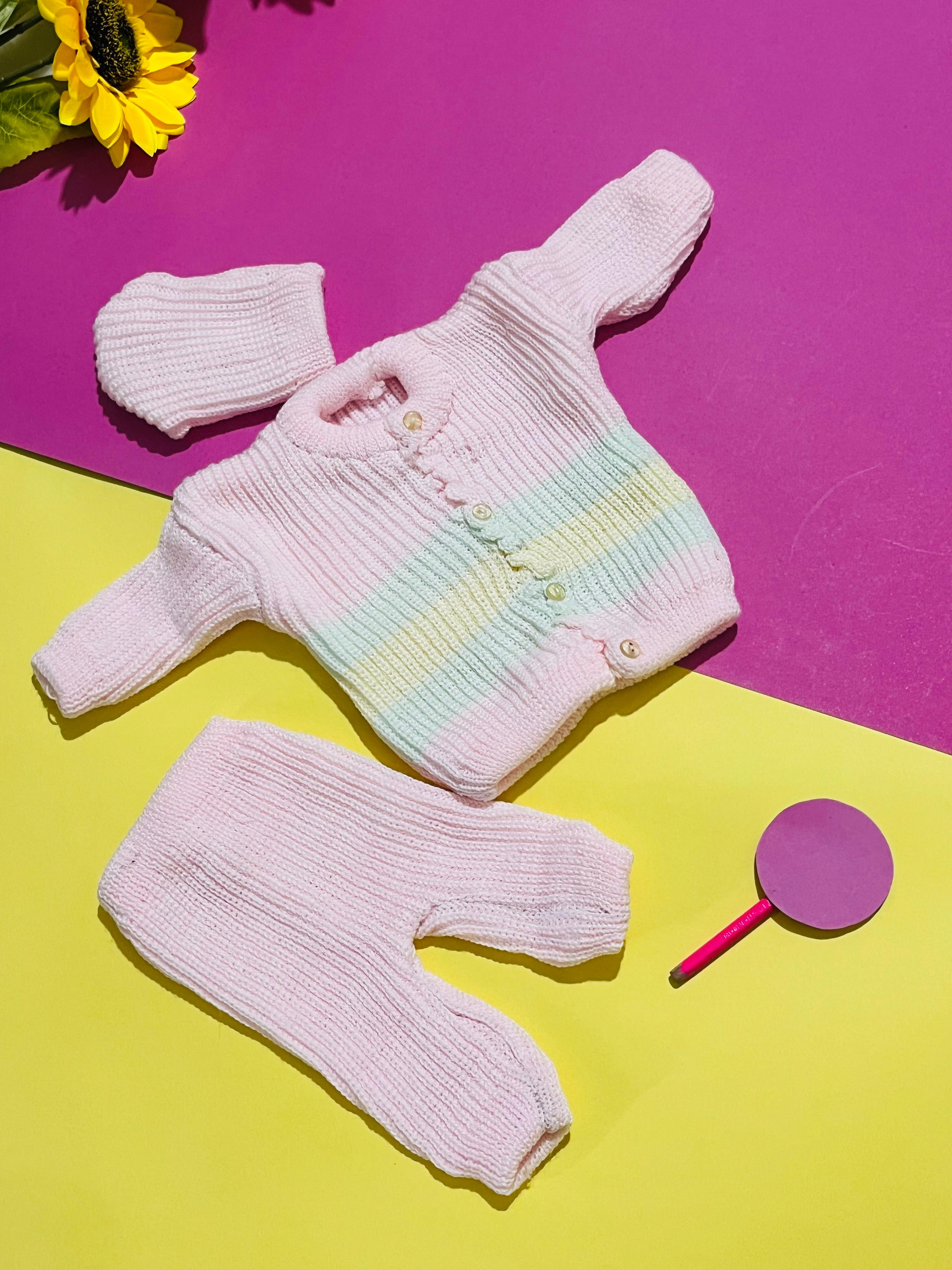 3 pieces Baby knitted suit