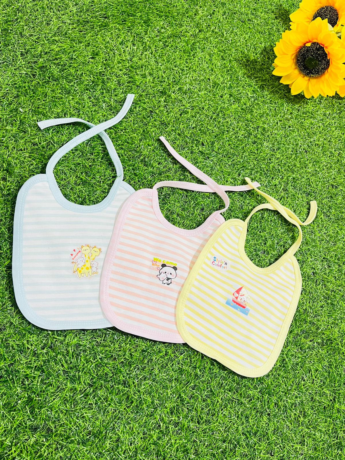 Soft Cotton Baby Bibs